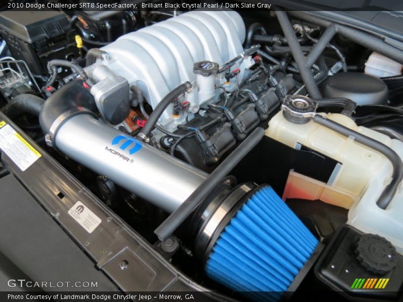 Brilliant Black Crystal Pearl / Dark Slate Gray 2010 Dodge Challenger SRT8 SpeedFactory