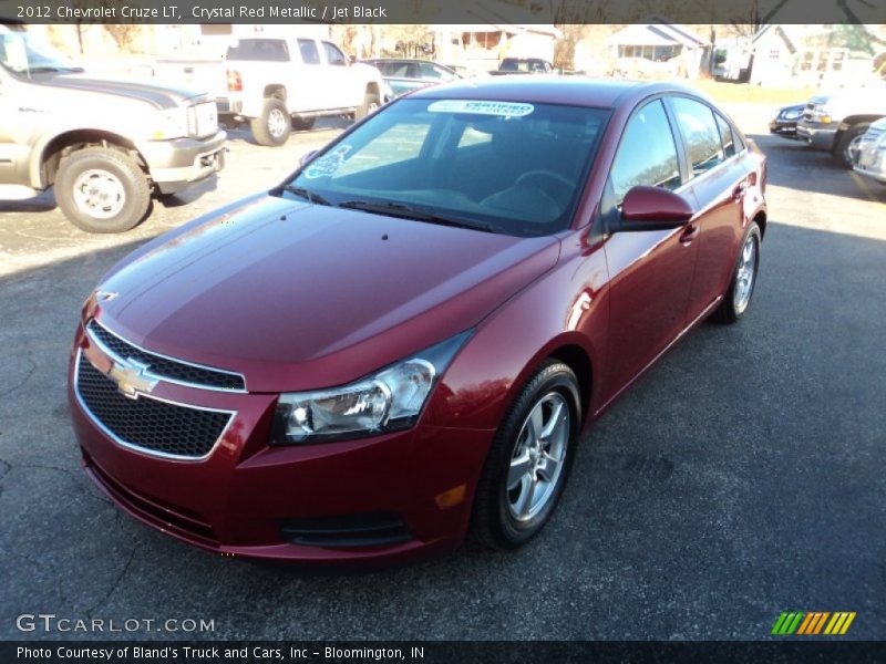 Crystal Red Metallic / Jet Black 2012 Chevrolet Cruze LT