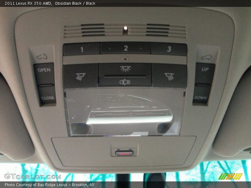 Obsidian Black / Black 2011 Lexus RX 350 AWD