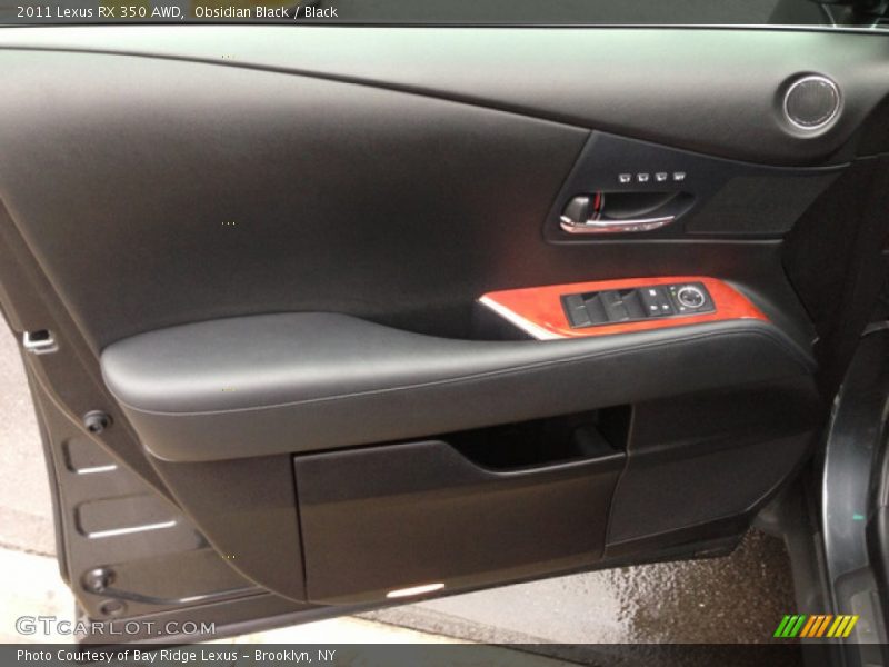 Obsidian Black / Black 2011 Lexus RX 350 AWD