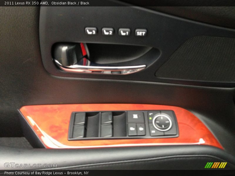 Obsidian Black / Black 2011 Lexus RX 350 AWD