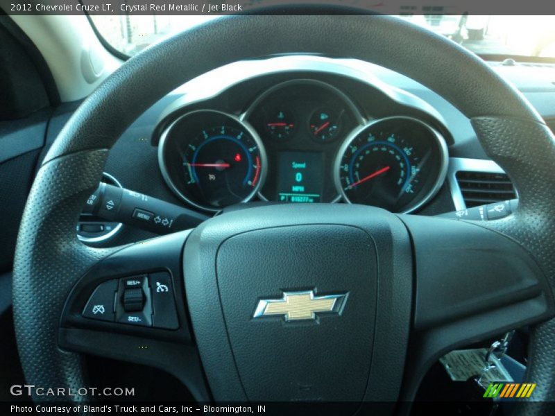 Crystal Red Metallic / Jet Black 2012 Chevrolet Cruze LT