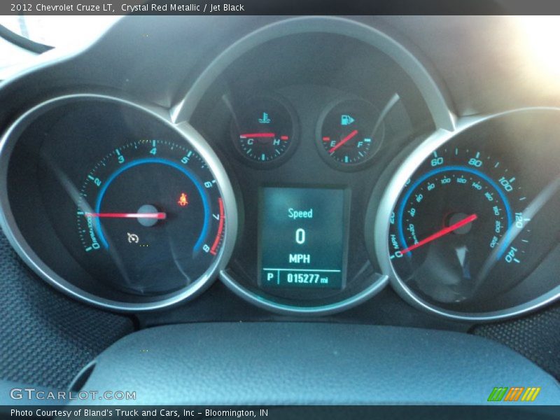 Crystal Red Metallic / Jet Black 2012 Chevrolet Cruze LT