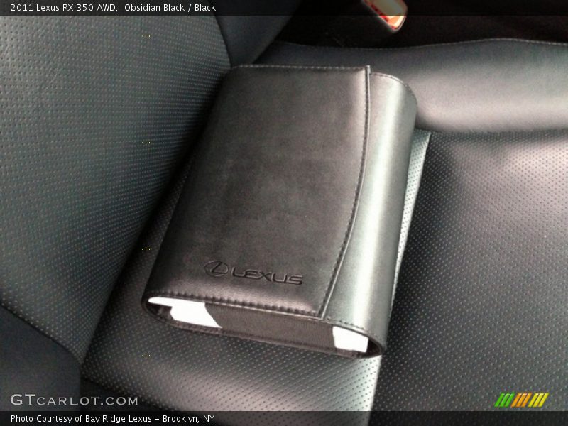 Obsidian Black / Black 2011 Lexus RX 350 AWD