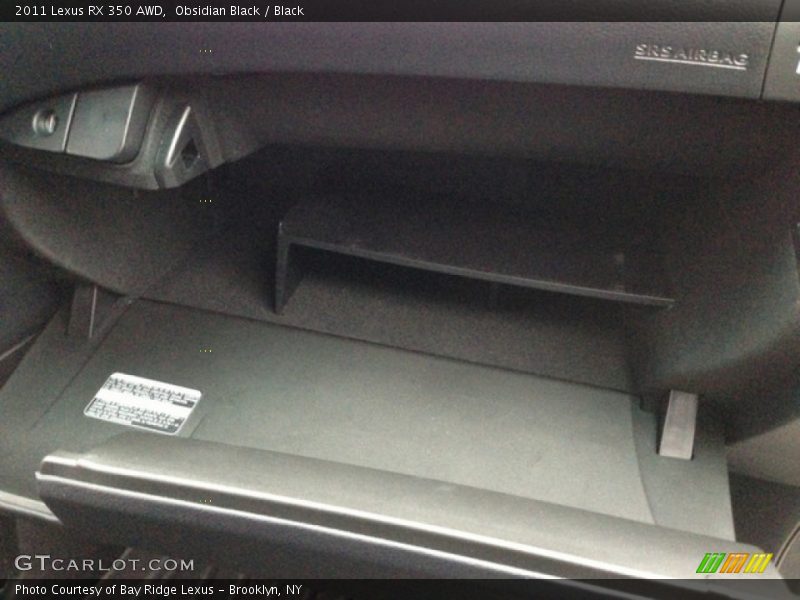 Obsidian Black / Black 2011 Lexus RX 350 AWD