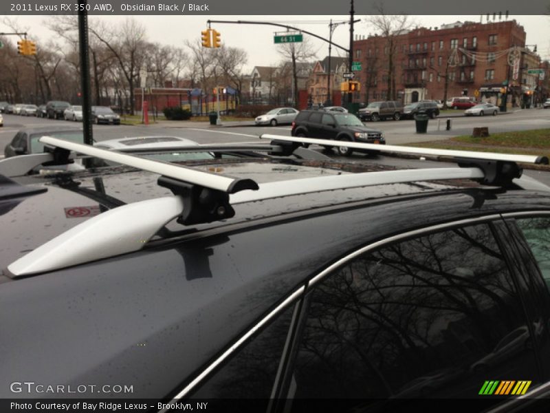 Obsidian Black / Black 2011 Lexus RX 350 AWD