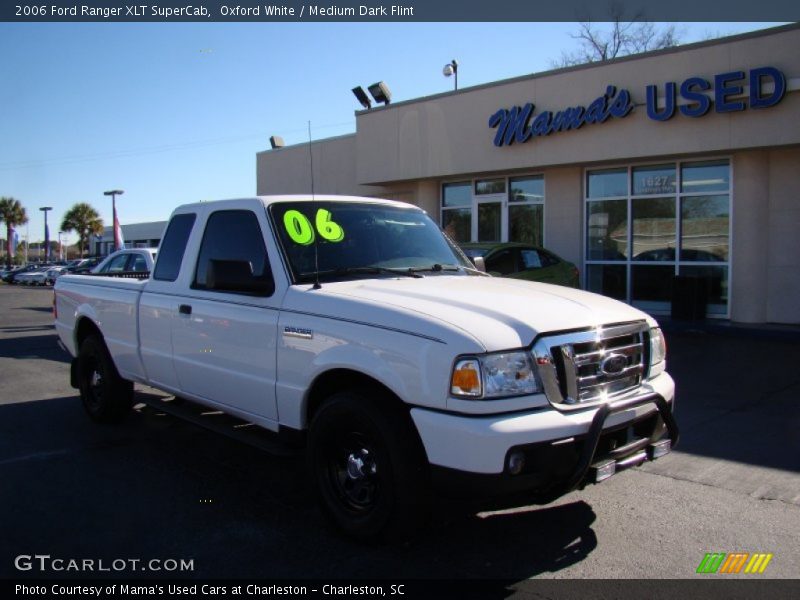 Oxford White / Medium Dark Flint 2006 Ford Ranger XLT SuperCab