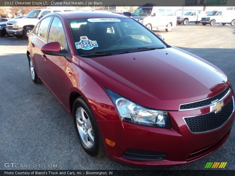 Crystal Red Metallic / Jet Black 2012 Chevrolet Cruze LT