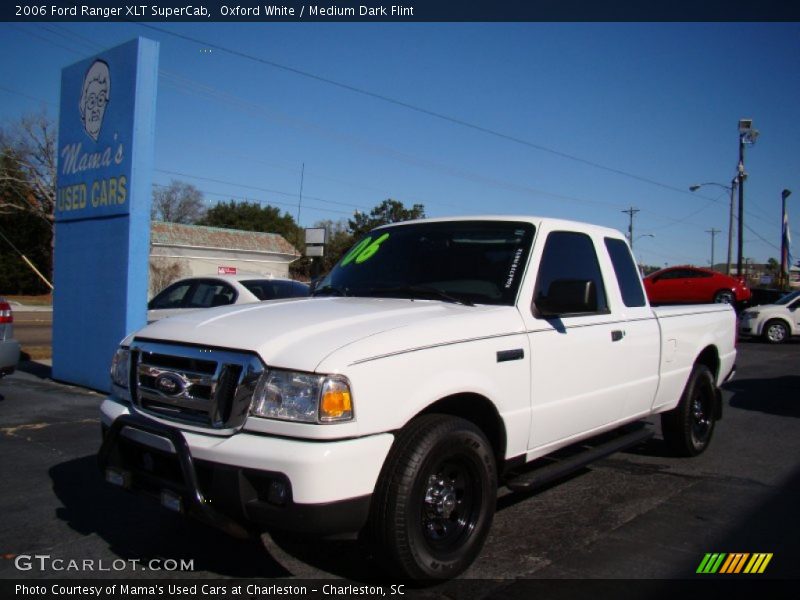 Oxford White / Medium Dark Flint 2006 Ford Ranger XLT SuperCab