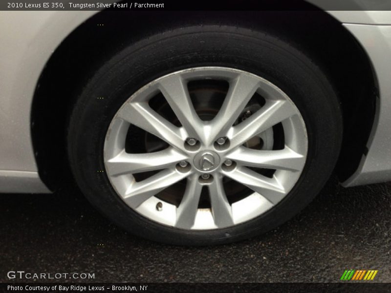 Tungsten Silver Pearl / Parchment 2010 Lexus ES 350