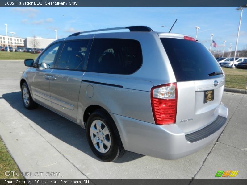 Clear Silver / Gray 2009 Kia Sedona LX