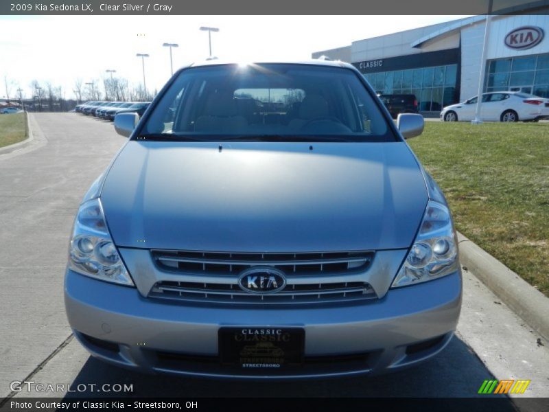 Clear Silver / Gray 2009 Kia Sedona LX