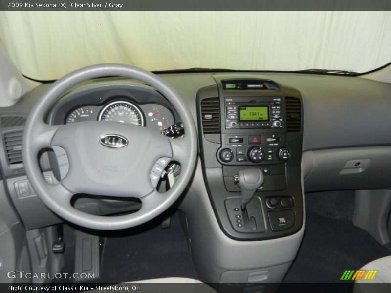 Clear Silver / Gray 2009 Kia Sedona LX