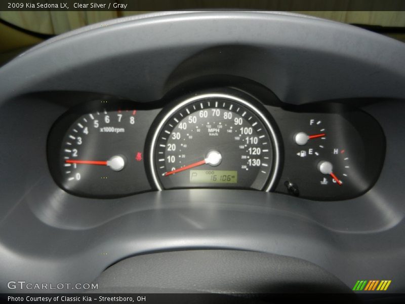 Clear Silver / Gray 2009 Kia Sedona LX