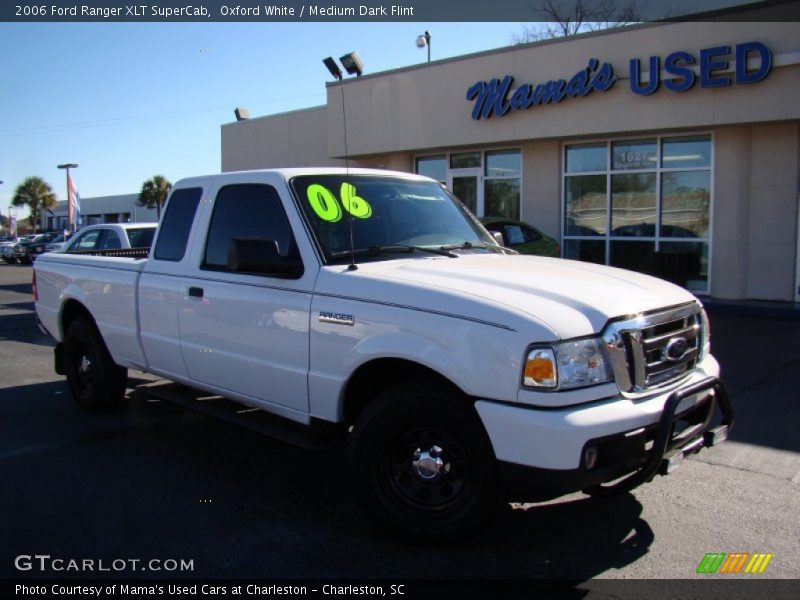 Oxford White / Medium Dark Flint 2006 Ford Ranger XLT SuperCab