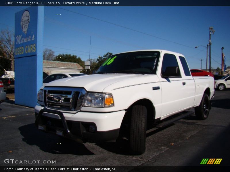 Oxford White / Medium Dark Flint 2006 Ford Ranger XLT SuperCab