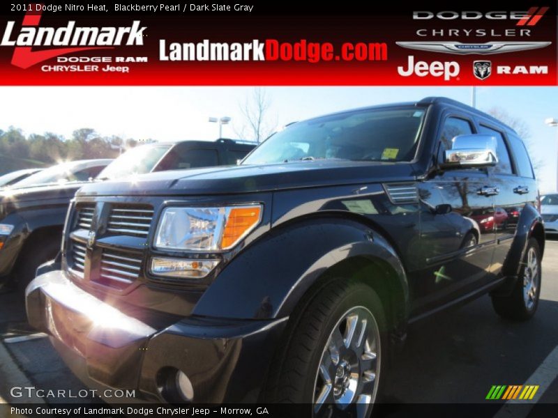 Blackberry Pearl / Dark Slate Gray 2011 Dodge Nitro Heat