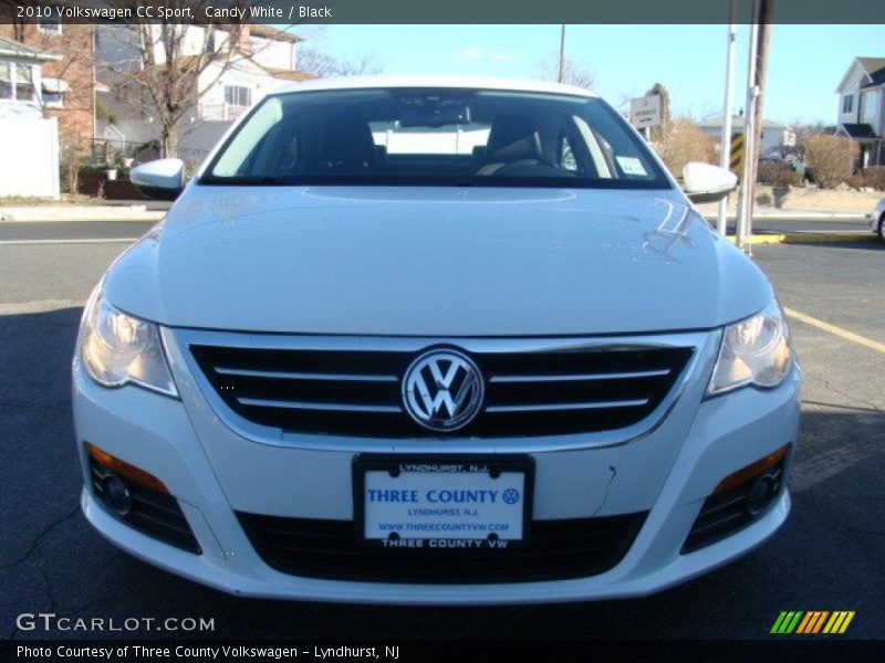 Candy White / Black 2010 Volkswagen CC Sport