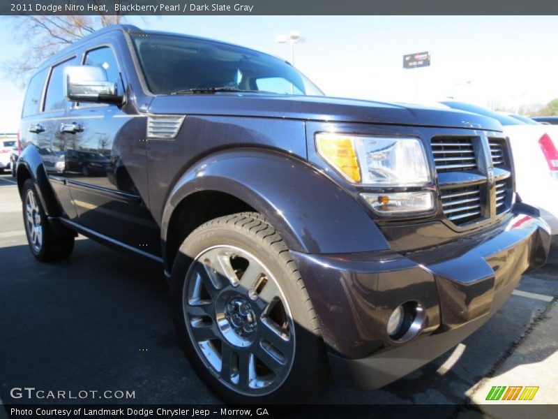 Blackberry Pearl / Dark Slate Gray 2011 Dodge Nitro Heat