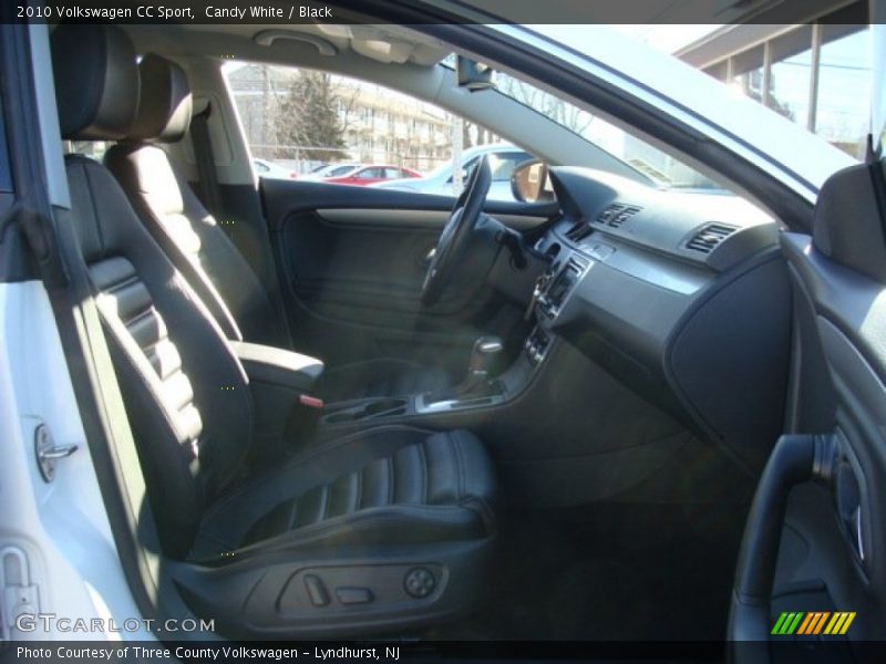 Candy White / Black 2010 Volkswagen CC Sport