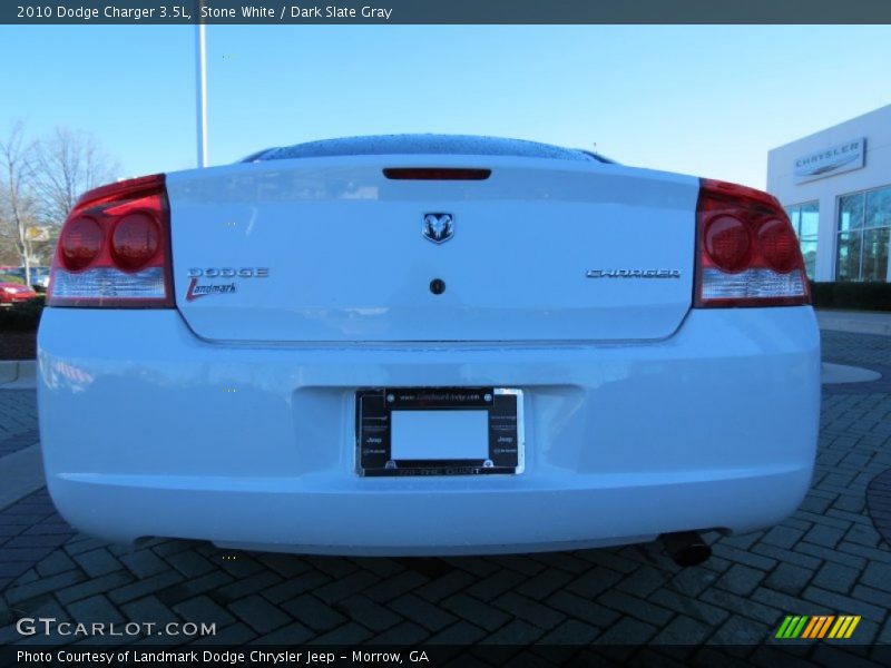 Stone White / Dark Slate Gray 2010 Dodge Charger 3.5L