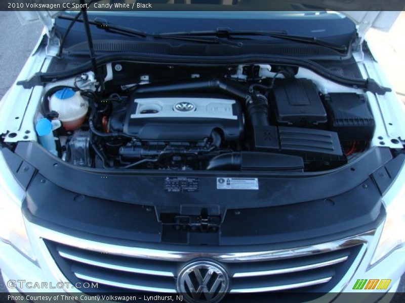 Candy White / Black 2010 Volkswagen CC Sport