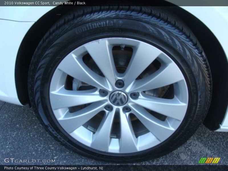 Candy White / Black 2010 Volkswagen CC Sport