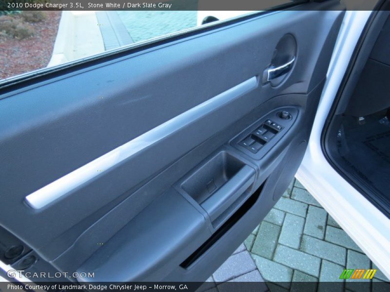 Stone White / Dark Slate Gray 2010 Dodge Charger 3.5L