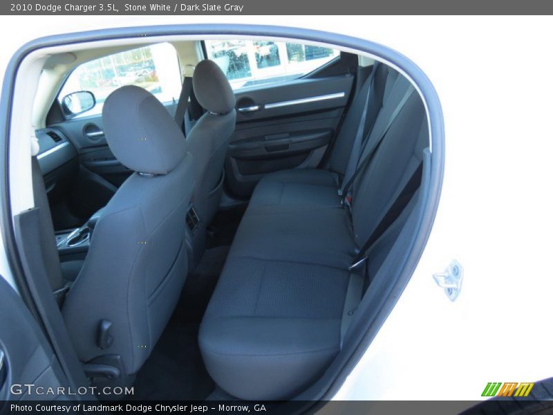 Stone White / Dark Slate Gray 2010 Dodge Charger 3.5L