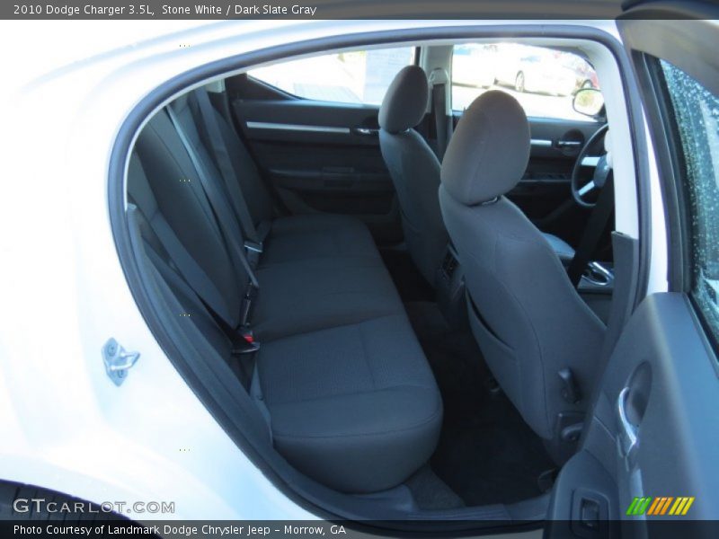 Stone White / Dark Slate Gray 2010 Dodge Charger 3.5L