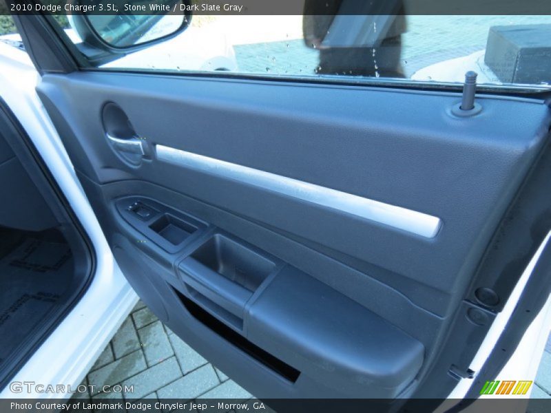 Stone White / Dark Slate Gray 2010 Dodge Charger 3.5L