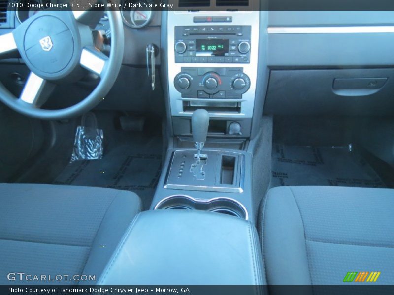 Stone White / Dark Slate Gray 2010 Dodge Charger 3.5L