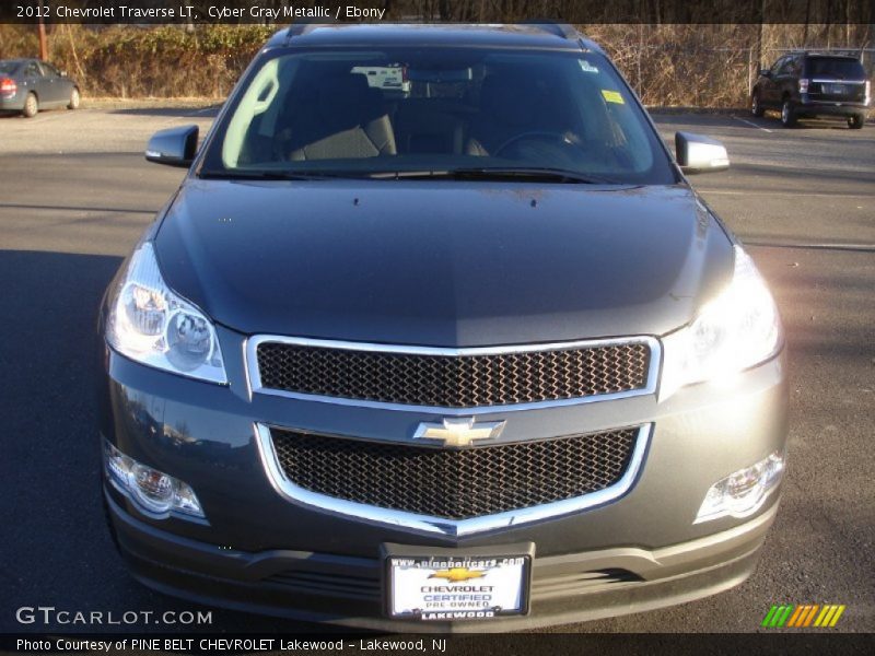 Cyber Gray Metallic / Ebony 2012 Chevrolet Traverse LT