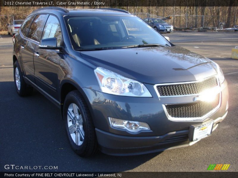 Cyber Gray Metallic / Ebony 2012 Chevrolet Traverse LT