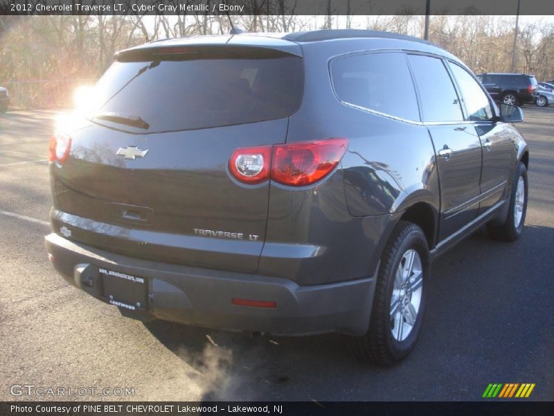 Cyber Gray Metallic / Ebony 2012 Chevrolet Traverse LT