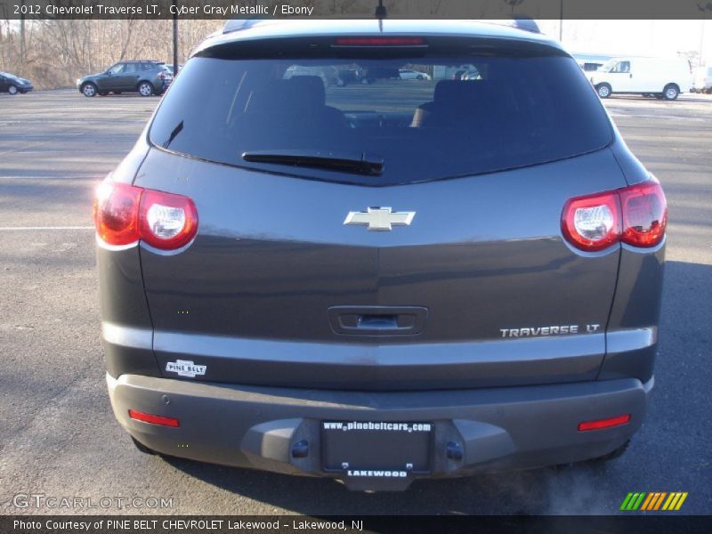 Cyber Gray Metallic / Ebony 2012 Chevrolet Traverse LT