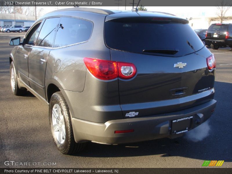 Cyber Gray Metallic / Ebony 2012 Chevrolet Traverse LT