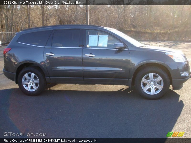 Cyber Gray Metallic / Ebony 2012 Chevrolet Traverse LT