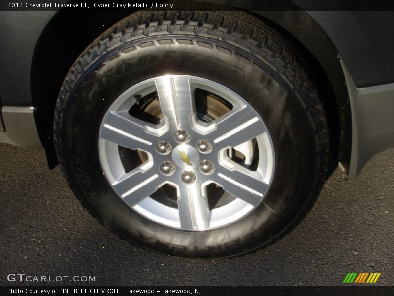 Cyber Gray Metallic / Ebony 2012 Chevrolet Traverse LT