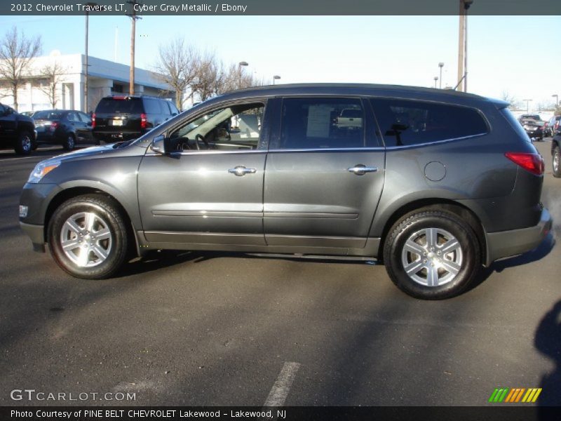 Cyber Gray Metallic / Ebony 2012 Chevrolet Traverse LT