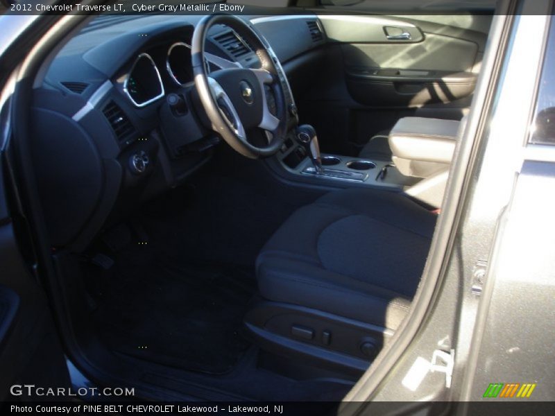 Cyber Gray Metallic / Ebony 2012 Chevrolet Traverse LT