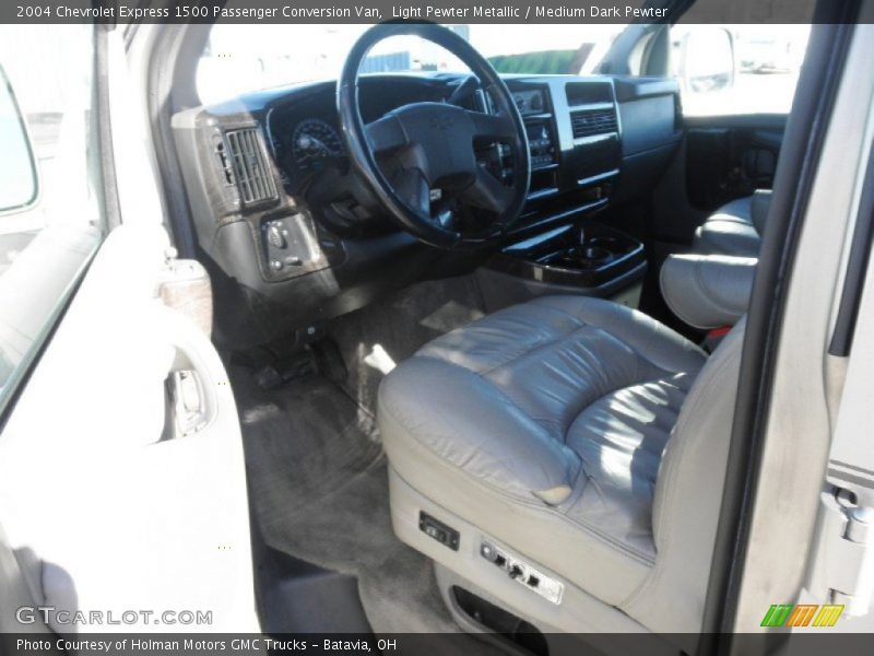 Medium Dark Pewter Interior - 2004 Express 1500 Passenger Conversion Van 