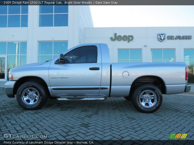 Bright Silver Metallic / Dark Slate Gray 2005 Dodge Ram 1500 SLT Regular Cab