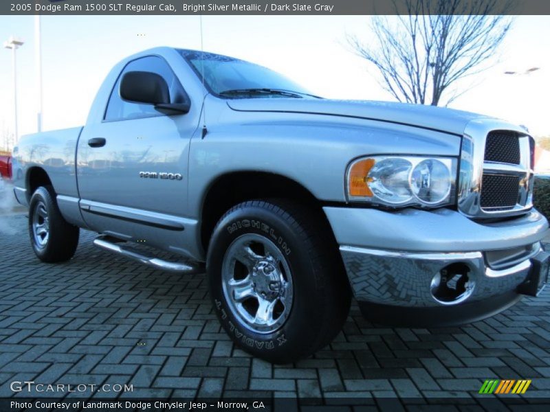 Bright Silver Metallic / Dark Slate Gray 2005 Dodge Ram 1500 SLT Regular Cab