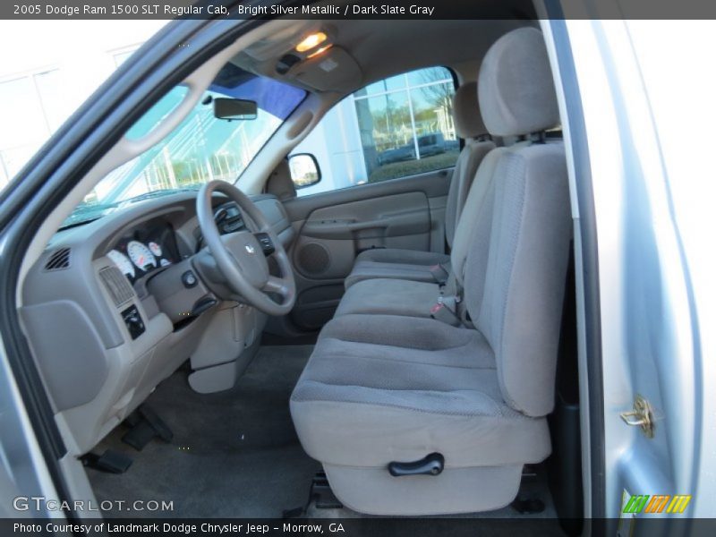 Bright Silver Metallic / Dark Slate Gray 2005 Dodge Ram 1500 SLT Regular Cab