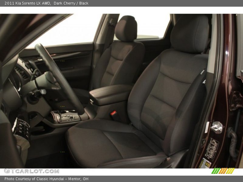 Front Seat of 2011 Sorento LX AWD