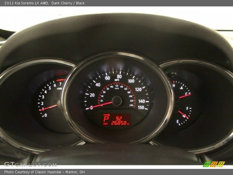  2011 Sorento LX AWD LX AWD Gauges