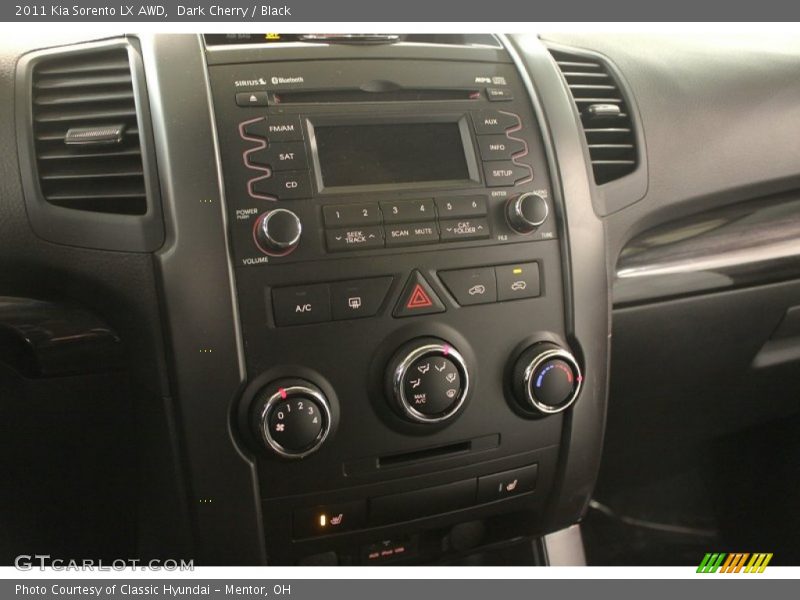 Controls of 2011 Sorento LX AWD