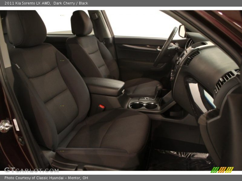 Front Seat of 2011 Sorento LX AWD
