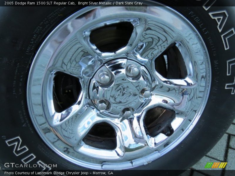 Bright Silver Metallic / Dark Slate Gray 2005 Dodge Ram 1500 SLT Regular Cab